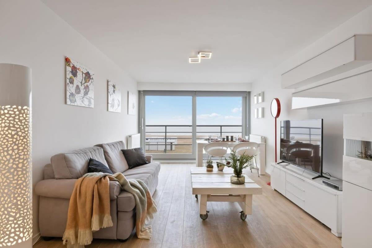Huswell - Apartment With Frontal Sea View In Knokke Eksteriør billede